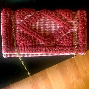 Francesca’s Crossbody clutch bag with 22 in. Chain